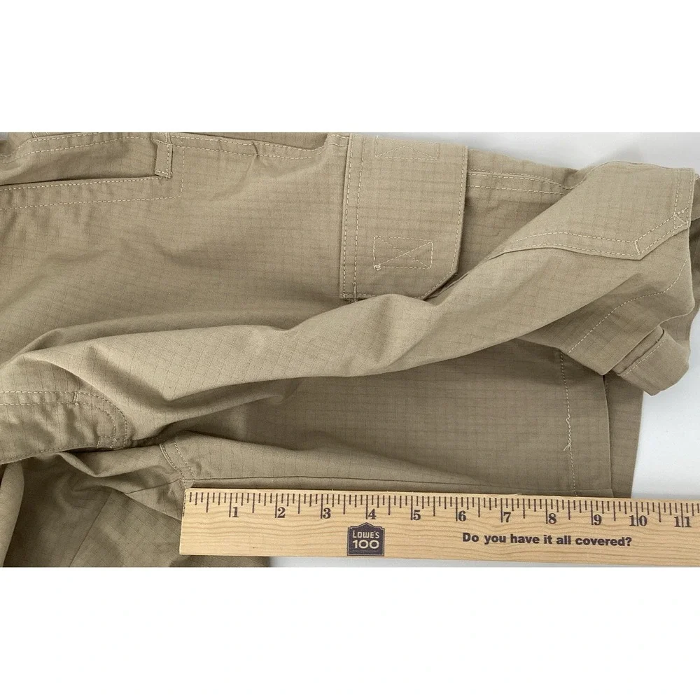 Men's Dickies Ripstop Stretch Tactical Cargo Shorts Khaki Size 38 Hiking
